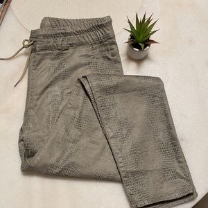 BEVY FLOG Snake gray-green jogger jeans 30/10